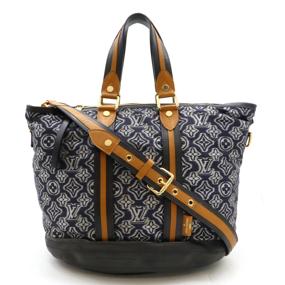 LOUIS VUITTON Aviator Tote Bag Shoulder Marine Blue Limited Edition